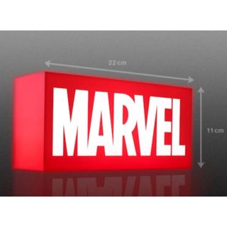 マーベル(MARVEL)の    東京コミコン2019限定『マーベル』ロゴ・ミニライトボックス(テーブルスタンド)