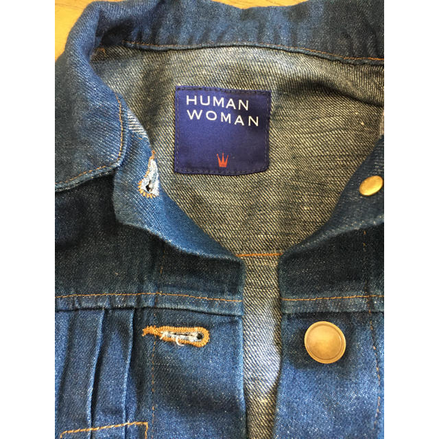 HUMAN WOMAN(ヒューマンウーマン)のyoume様専用　ヒューマンウーマン　デニム レディースのジャケット/アウター(Gジャン/デニムジャケット)の商品写真