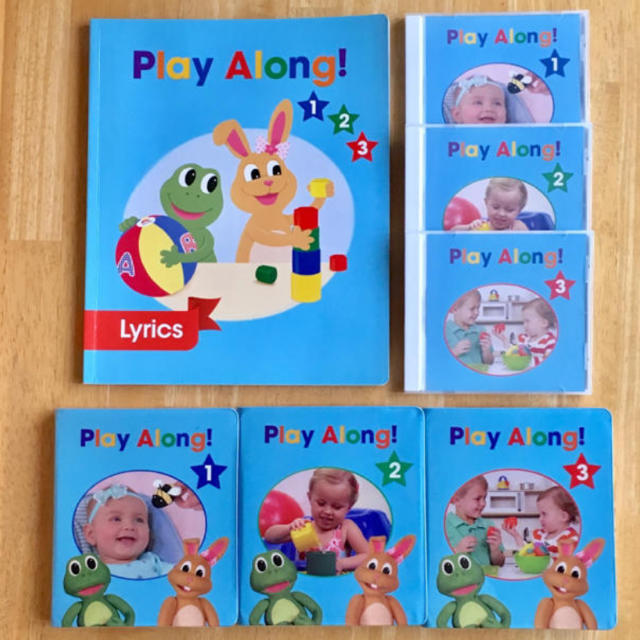 DWE Play Along! プレイアロング DVDとCDとリリックスのセット-