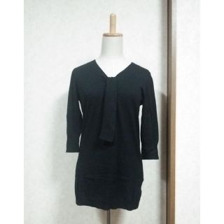 ユニクロ(UNIQLO)の○UNIQLO♡ボータイデザインニットチュニックワンピース ZARA H&M(ミニワンピース)