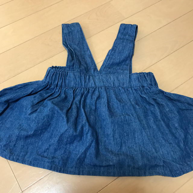 西松屋(ニシマツヤ)のサロペット  ワンピース  80 キッズ/ベビー/マタニティのベビー服(~85cm)(ワンピース)の商品写真