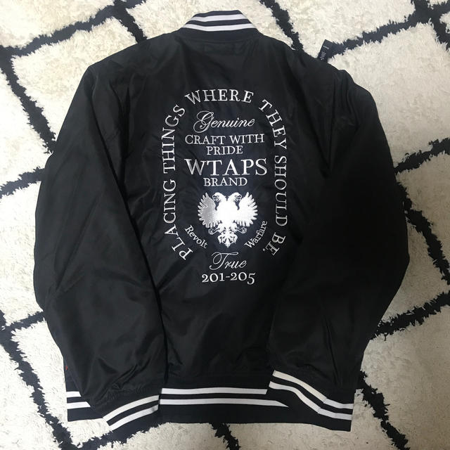 wtaps team jacket black M