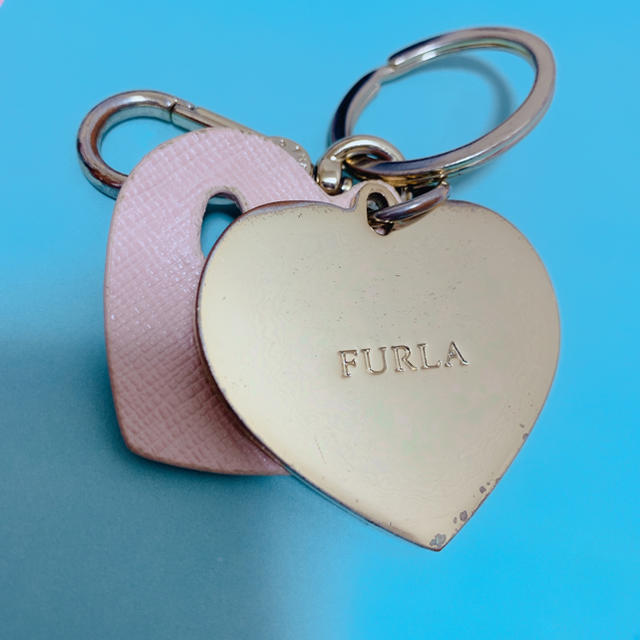 Furla(フルラ)のFURLA フルラ チャーム キーチェーン ハート バッグチャーム ハンドメイドのファッション小物(バッグチャーム)の商品写真