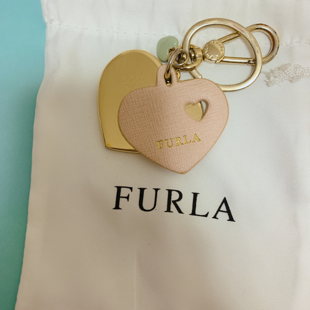 Furla(フルラ)のFURLA フルラ チャーム キーチェーン ハート バッグチャーム ハンドメイドのファッション小物(バッグチャーム)の商品写真