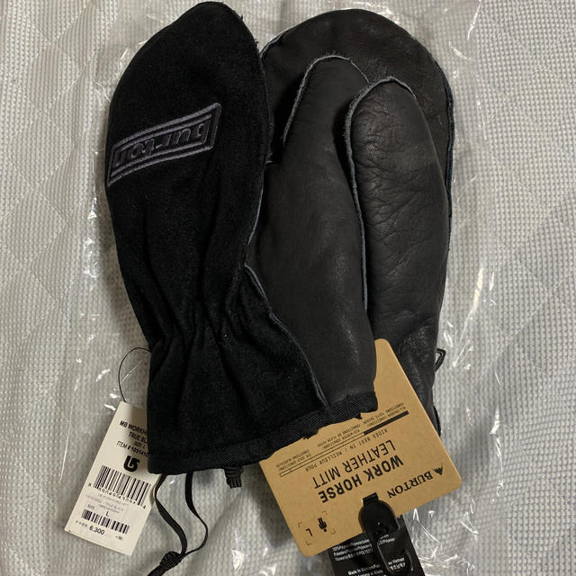 BURTON(バートン)のburton バートン  leather mitt 未使用　men's L スポーツ/アウトドアのスノーボード(ウエア/装備)の商品写真