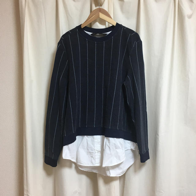 ZARA(ザラ)のZARA ザラ ストライプ トップス カットソー レディースのトップス(カットソー(長袖/七分))の商品写真