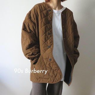 バーバリー(BURBERRY)の90s Burberry バーバリー キルティング ライナーコート ブラウン(ブルゾン)