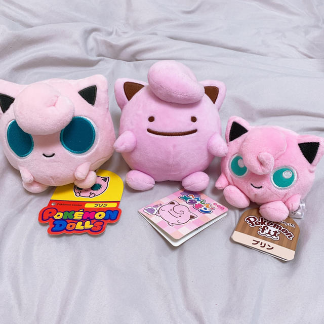 ポケモン ププリン　ぬいぐるみ　ストラップ