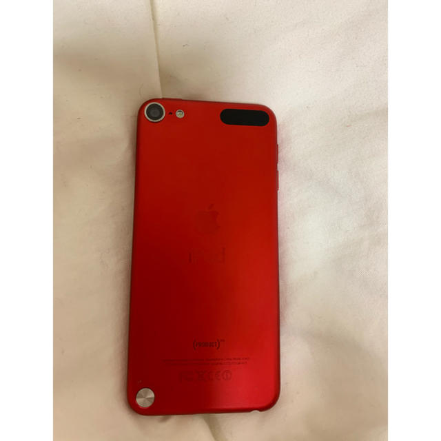 iPod touch(アイポッドタッチ)のipod touch 5世代　red 32G 値下げします！ スマホ/家電/カメラのスマートフォン/携帯電話(スマートフォン本体)の商品写真