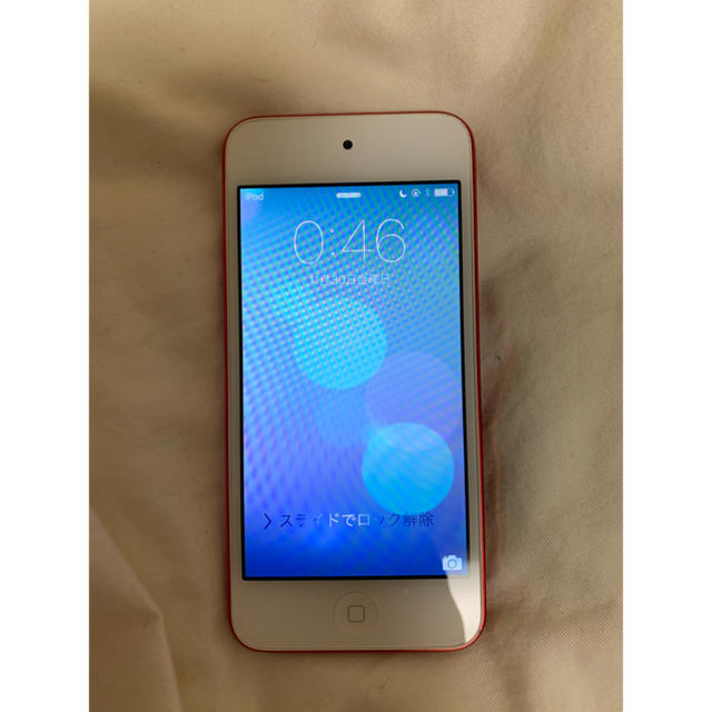 iPod touch(アイポッドタッチ)のipod touch 5世代　red 32G 値下げします！ スマホ/家電/カメラのスマートフォン/携帯電話(スマートフォン本体)の商品写真