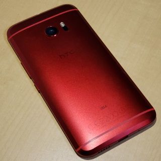 ハリウッドトレーディングカンパニー(HTC)の【訳あり】au HTC10 HTV32 SIMフリー済(スマートフォン本体)