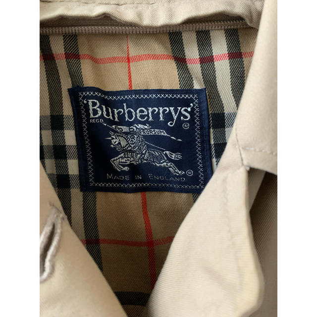 BURBERRY(バーバリー)の英国製 90s Burberry バーバリー ノバチェック ステンカラー コート レディースのジャケット/アウター(トレンチコート)の商品写真