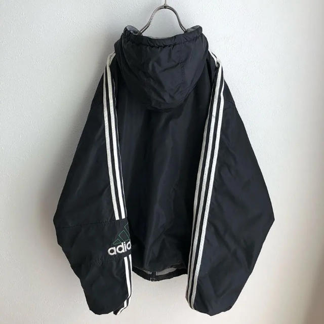 ◆最終お値下げ◆ 90's adidas ロゴ ナイロンジャケットパーカー