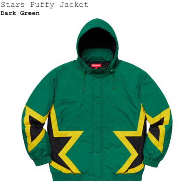Supreme(シュプリーム)の【Lサイズ送料込】supreme  stars Puffy Jacket メンズのジャケット/アウター(ブルゾン)の商品写真