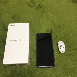 エーユー(au)のHUAWEI  P30lite 128gb SIMフリー(スマートフォン本体)