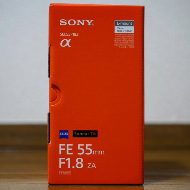 SONY(ソニー)のFE55mmf1.8 スマホ/家電/カメラのカメラ(レンズ(単焦点))の商品写真