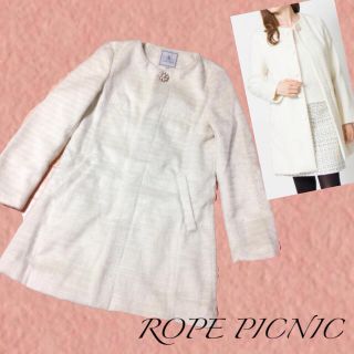 ロペピクニック(Rope' Picnic)のロペピクニック＊シャギーノーカラーコート(ロングコート)