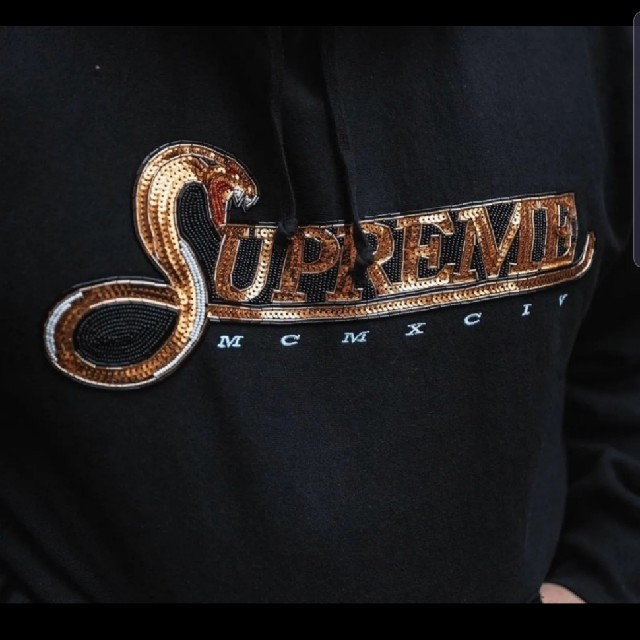 お得豊富な Supreme - シュプリーム　sequin viper hooded sweatshirt の通販 by arima's shop｜シュプリームならラクマ 超激得低価