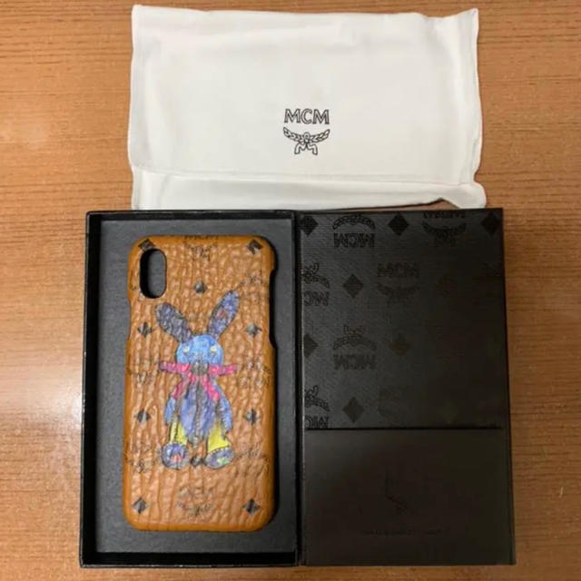 MCM 大人気 ラビット モノグラム iPhone X/XS ケース ブラウン