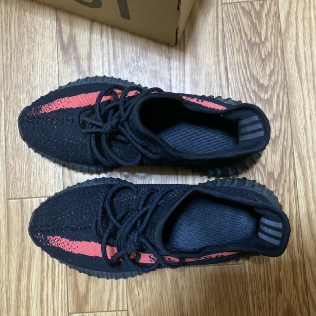 adidas yeezy boost 350 v2 red black 27cm