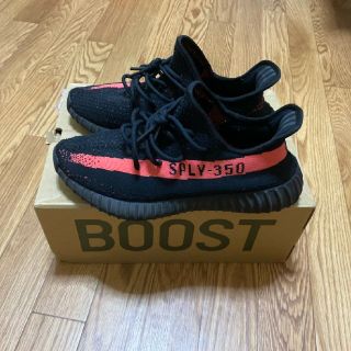 アディダス(adidas)のadidas yeezy boost 350 v2 red black 27cm(スニーカー)