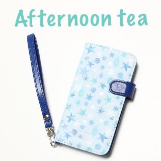 アフタヌーンティー(AfternoonTea)の総柄ブック型 iPhone8/7/6/6sケース afternoon tea(iPhoneケース)