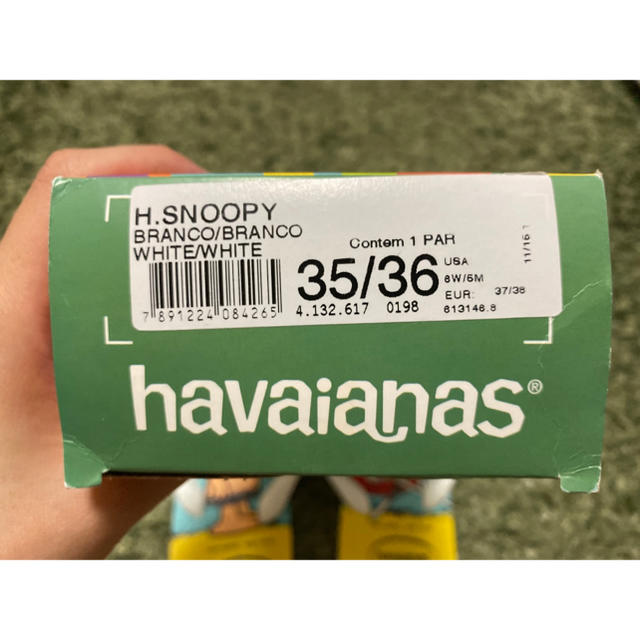 havaianas(ハワイアナス)のhavaianas ハワイアナス　ビーチサンダル　スヌーピー レディースの靴/シューズ(ビーチサンダル)の商品写真