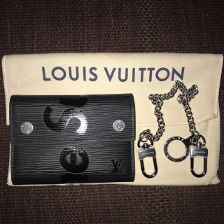 シュプリーム(Supreme)のSupreme×LOUIS VUITTON WALLET EPI BLACK(折り財布)