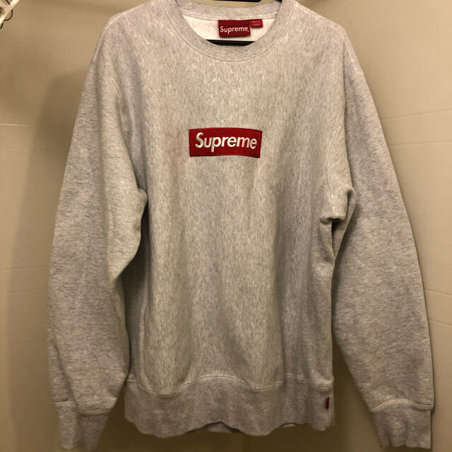 supreme boxlogo crewneck トレーナー　M スウェット