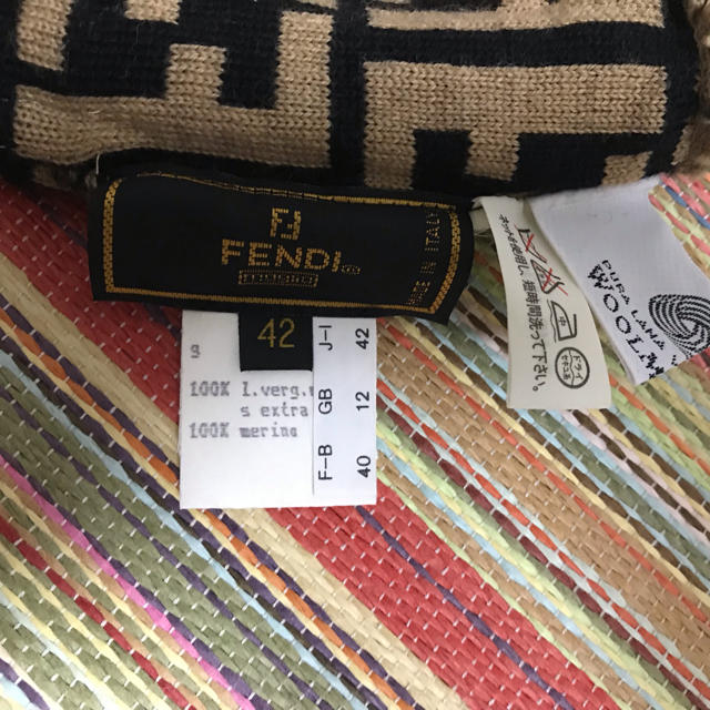 FENDI(フェンディ)のFENDI   ニット帽 ニットキャップ レディースの帽子(ニット帽/ビーニー)の商品写真