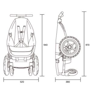 サイベックス(cybex)の★【参考画像】★キュリオ curio  ストローラーA ベビーカー (ベビーカー/バギー)