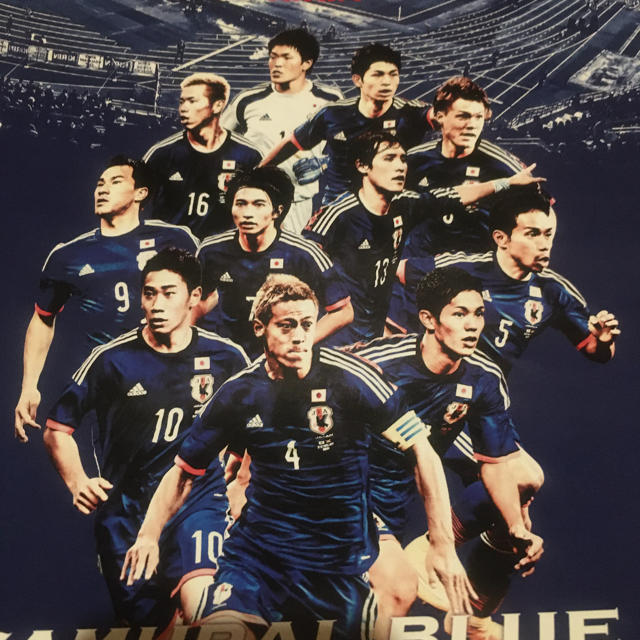 キリン(キリン)の非売品　サッカー日本代表　ポスター スポーツ/アウトドアのサッカー/フットサル(記念品/関連グッズ)の商品写真