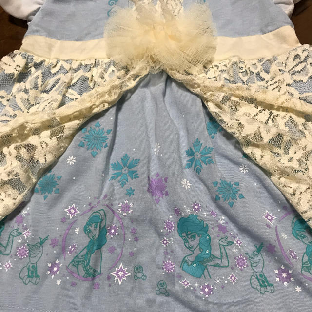 アナと雪の女王(アナトユキノジョオウ)のアナ雪 新品 キッズ/ベビー/マタニティのキッズ服女の子用(90cm~)(ワンピース)の商品写真