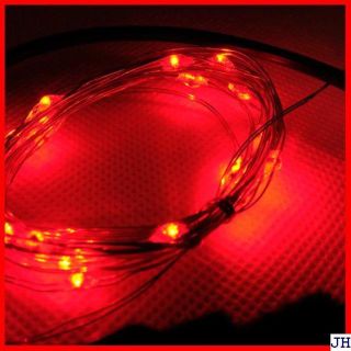 ★現品限り★ 2m 20LED USB口 red(蛍光灯/電球)