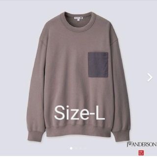 ジェイダブリューアンダーソン(J.W.ANDERSON)のJWアンダーソン　Uniqlo　コラボ　スウェットシャツ　グレー　SIZE-L(スウェット)