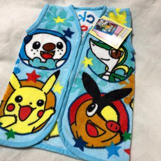 ポケモン(ポケモン)のポケットモンスター　スリーパー　ベスト　着る毛布　35×50(毛布)