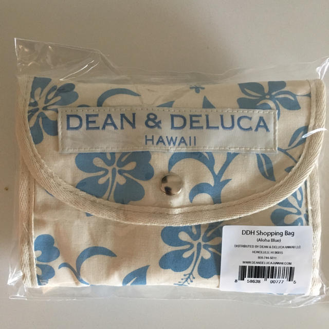 DEAN & DELUCA(ディーンアンドデルーカ)のDEAN&DELUCA ハワイ限定 トートバッグ 青 レディースのバッグ(トートバッグ)の商品写真