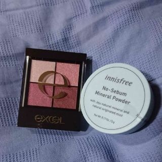 新品未使用 早い者勝ち excel Innisfree 2点セット(アイシャドウ)