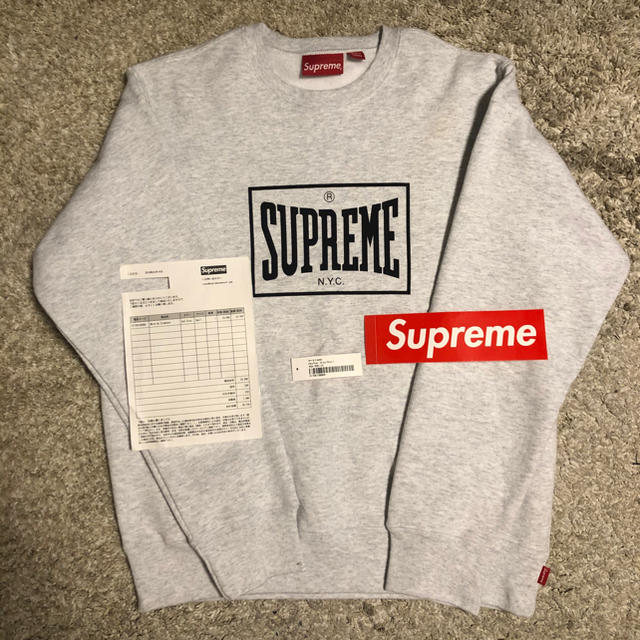 Supreme シュプリーム S Warm Up Crewneck グレー - www.sorbillomenu.com