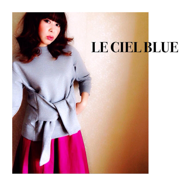 LE CIEL BLEU(ルシェルブルー)の美品♡ノットデザインスゥェットトップス♡ レディースのトップス(トレーナー/スウェット)の商品写真