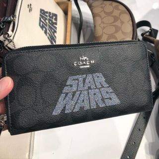 COACH - 新作!コーチxスターウォーズコラボ長財布 ブラック