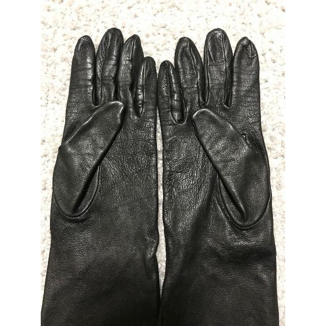 イタリア製 レザーロンググローブ レディース 革手袋 黒の通販 by slang's shop｜ラクマ