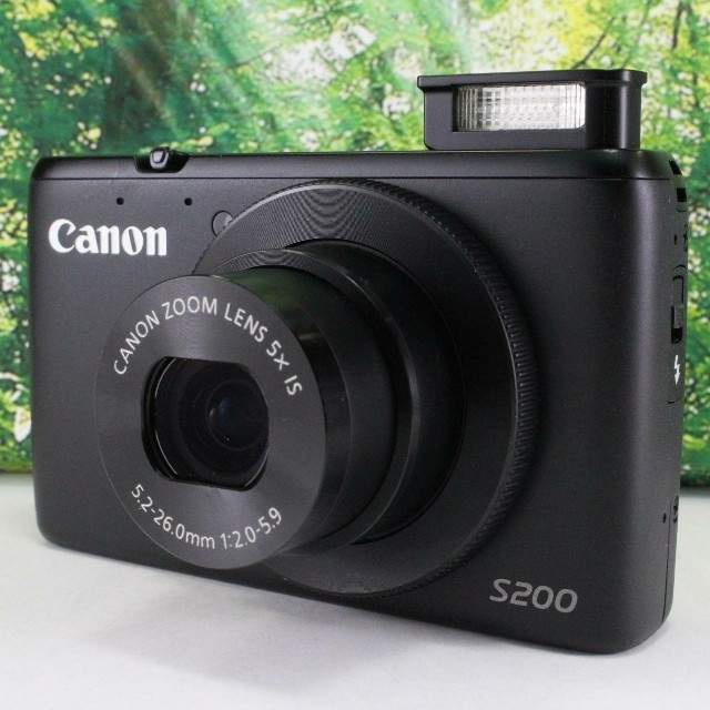 Canon デジタルカメラ PowerShot S200(ブラック)