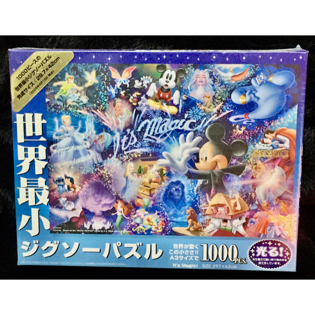 Disney(ディズニー)の光る パズル 1000ピース エンタメ/ホビーのおもちゃ/ぬいぐるみ(キャラクターグッズ)の商品写真