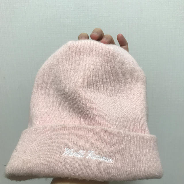 Supreme(シュプリーム)のsupreme Boxビーニーpink メンズの帽子(ニット帽/ビーニー)の商品写真