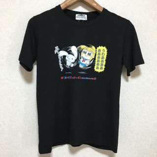 サンリオ(サンリオ)のポプテピピック サンリオ コラボTシャツ Mサイズ 新品 黒(Tシャツ/カットソー(半袖/袖なし))