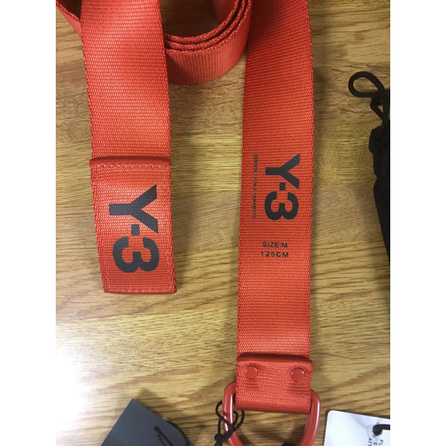 Y-3(ワイスリー)の新作 2019AW Y3 ワイスリー ロゴ ベルト FH9336 新品 オレンジ メンズのファッション小物(ベルト)の商品写真