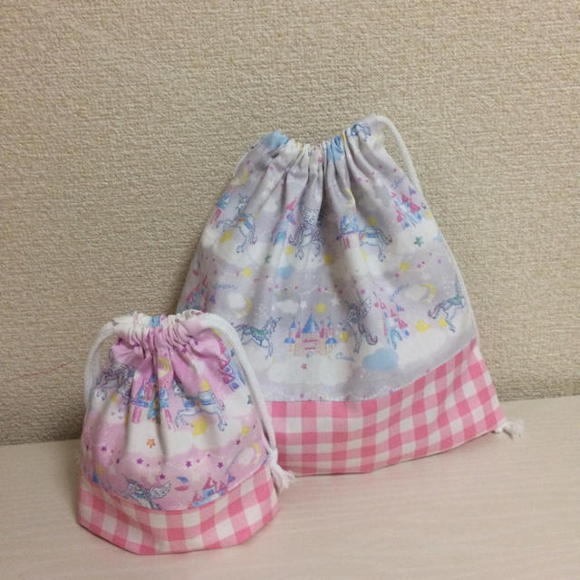 選べる巾着 ハンドメイドのキッズ/ベビー(外出用品)の商品写真