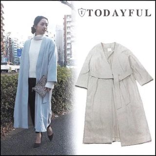 トゥデイフル(TODAYFUL)の専用です♡カラーレスガウンコート♡TODAYFUL トゥデイフル(ガウンコート)