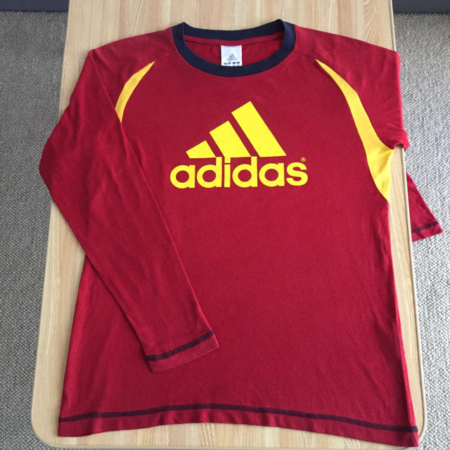 adidas(アディダス)のadidas長袖Ｔシャツ２枚組セット キッズ/ベビー/マタニティのキッズ服男の子用(90cm~)(Tシャツ/カットソー)の商品写真